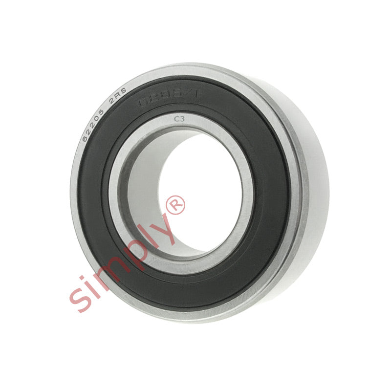 Major Brand 622052RSRC3 Rubber Sealed Deep Groove Ball Bearing 25x52x18mm