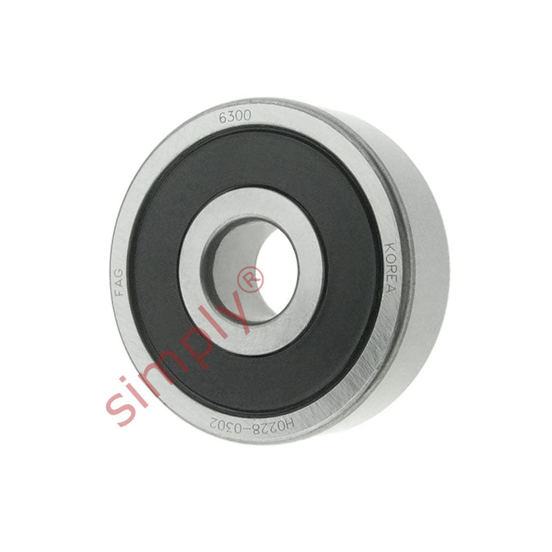 FAG 63002RSR Rubber Sealed Deep Groove Ball Bearing 10x35x11mm