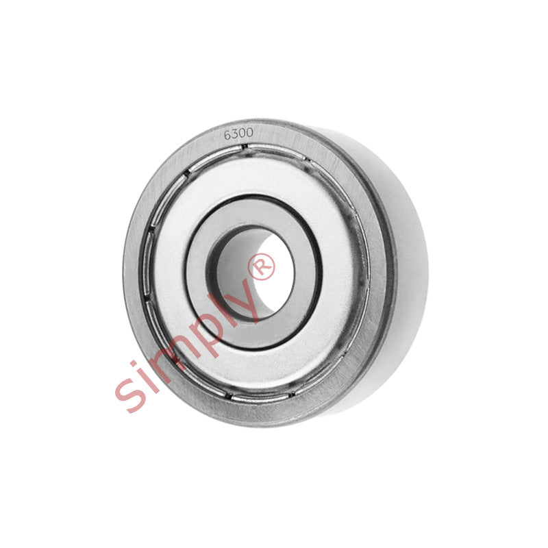 6300ZZ Budget Metal Shielded Deep Groove Ball Bearing 10x35x11mm