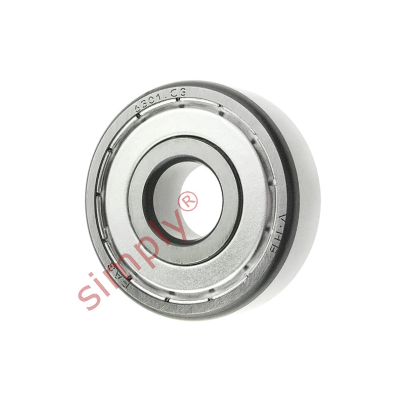 FAG 63012ZC3 Metal Shielded Deep Groove Ball Bearing 12x37x12mm