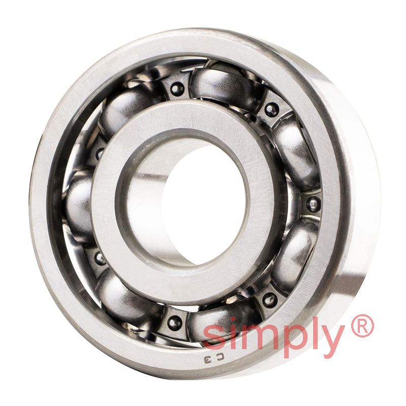 Major Brand 6302/C3 Open Deep Groove Ball Bearing 15x42x13mm