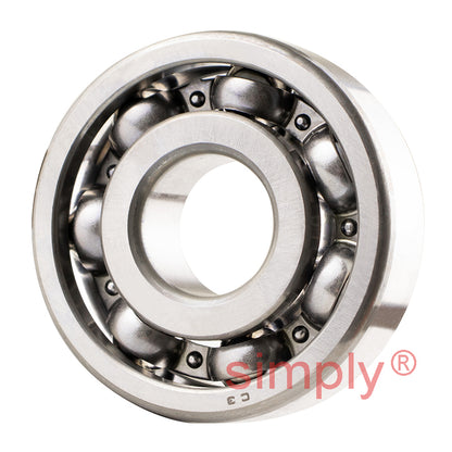 Major Brand 6302/C3 Open Deep Groove Ball Bearing 15x42x13mm