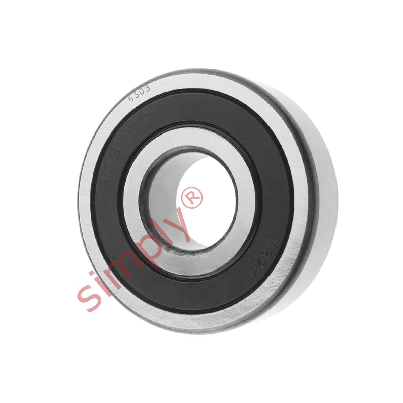 63032RSC3 Budget Rubber Sealed Deep Groove Ball Bearing 17x47x14mm