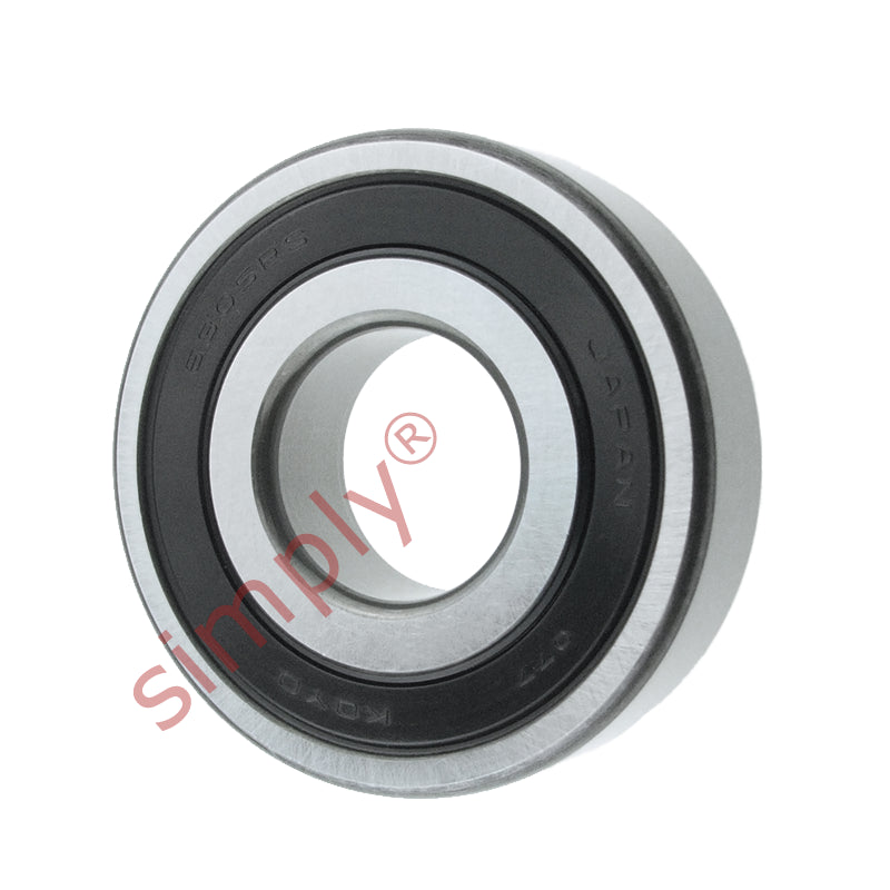 KOYO 63052RS Rubber Sealed Deep Groove Ball Bearing 25x62x17mm