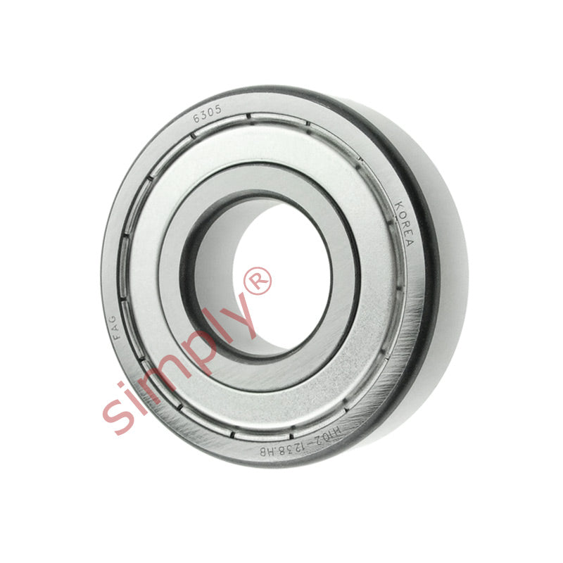 FAG 63052Z Metal Shielded Deep Groove Ball Bearing 25x62x17mm