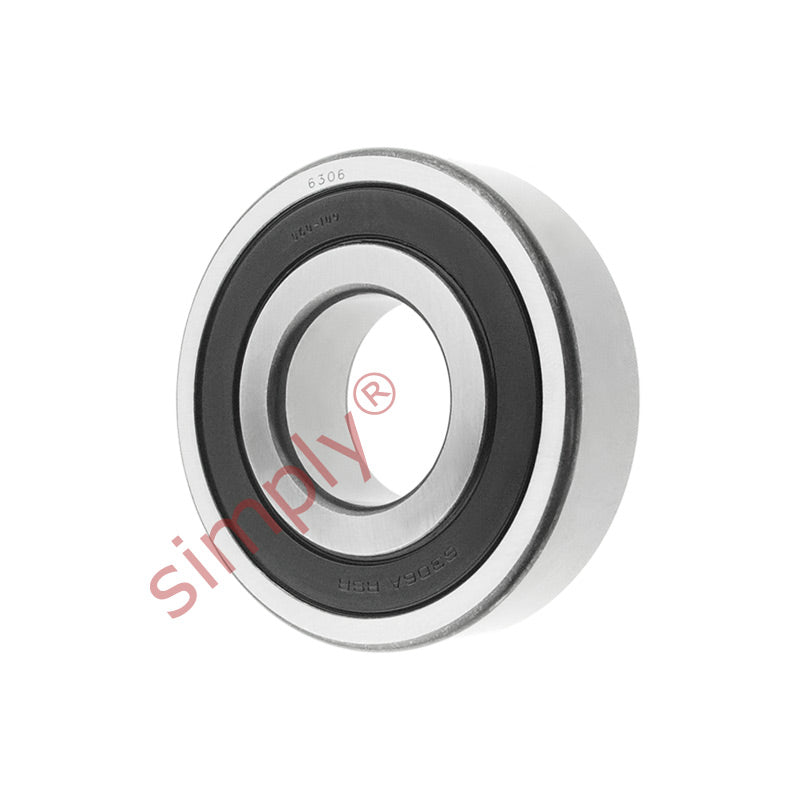 63062RSC3 Budget Rubber Sealed Deep Groove Ball Bearing 30x72x19mm