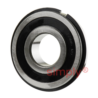 63062RSNR Budget Rubber Sealed Deep Groove Ball Bearing with Snap Ring 30x72x19mm 