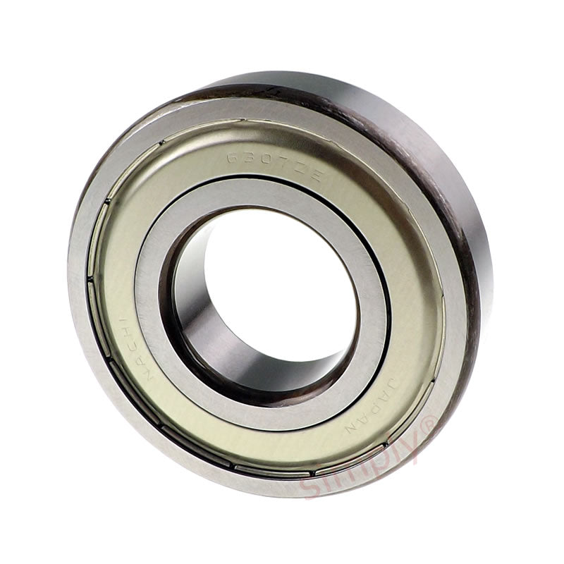 NACHI 6307ZZE Metal Shielded Deep Groove Ball Bearing 35x80x21mm