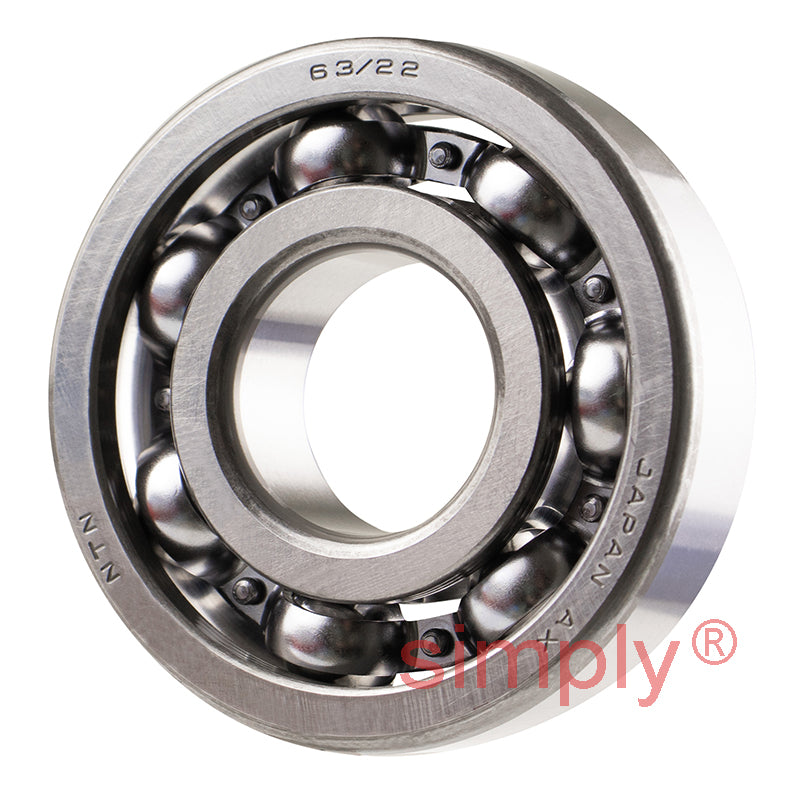 NTN 63/22 Open Type Deep Groove Ball Bearing 22x56x16mm