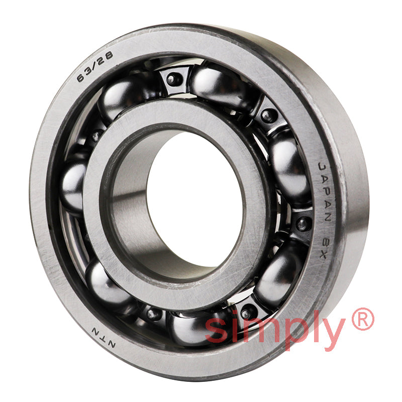 NTN 63/28 Open Type Deep Groove Ball Bearing 28x68x18mm