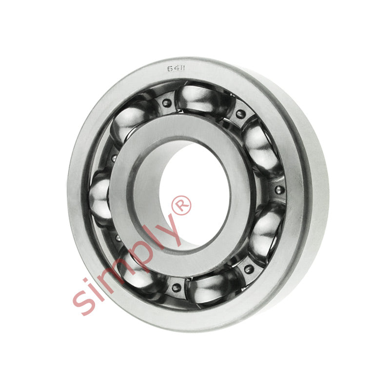 Major Brand 6411 Open Deep Groove Ball Bearing 55x140x33mm