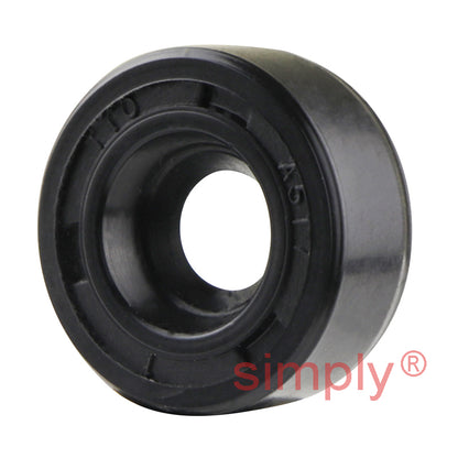 6x15x7mm Nitrile Rubber Single Lip Rotary Shaft Oil Seal R21 / SC Style