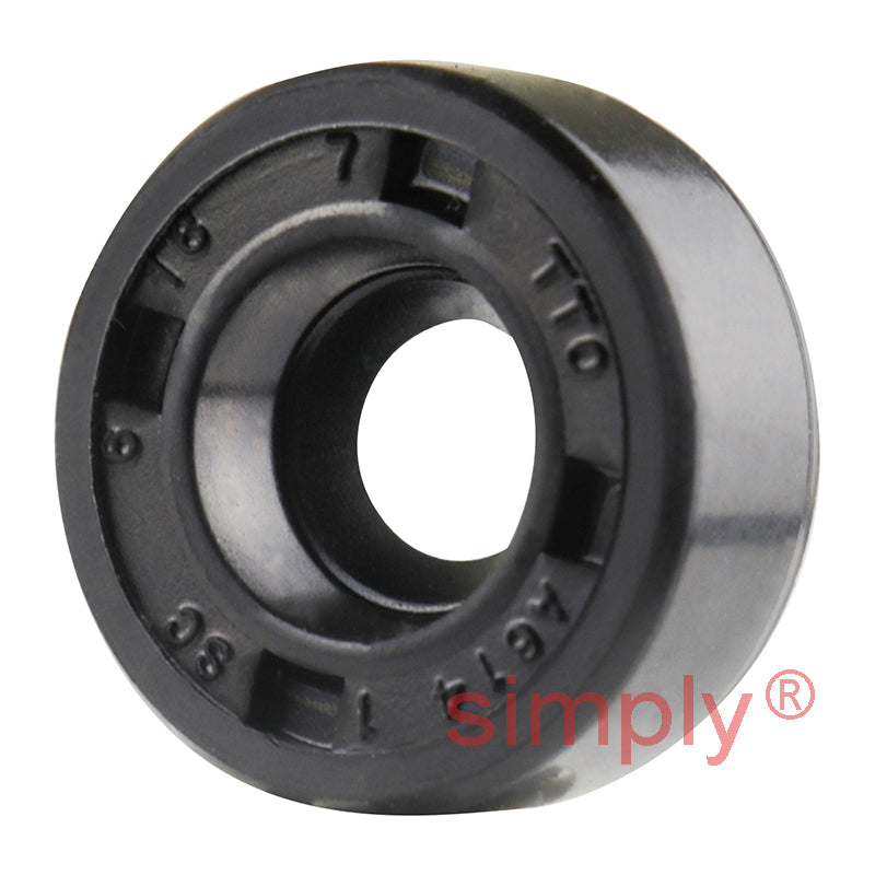 6x16x7mm Nitrile Rubber Single Lip Rotary Shaft Oil Seal R21 / SC Style