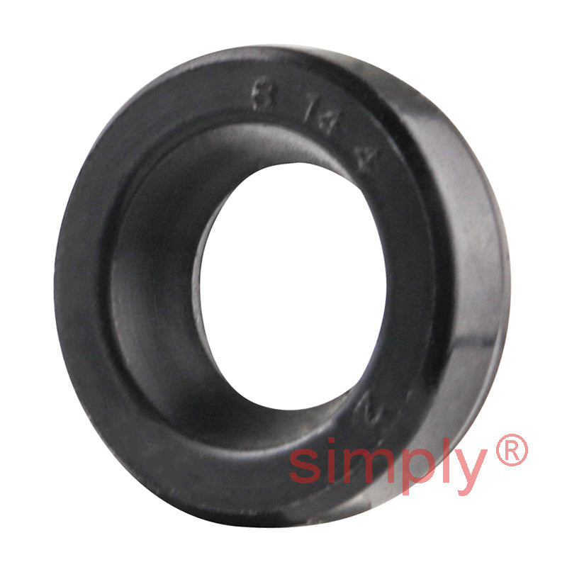8x14x4mm Nitrile Rubber Single Lip Rotary Shaft Oil Seal SC / R21