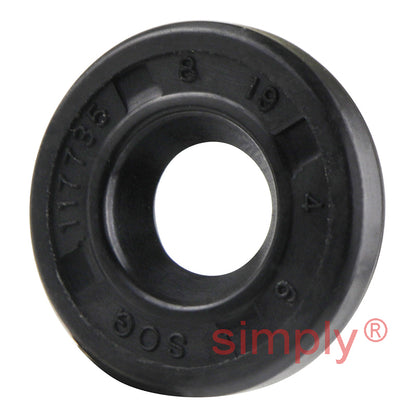 8x19x4mm Nitrile Rubber Single Lip Rotary Shaft Oil Seal SC / R21