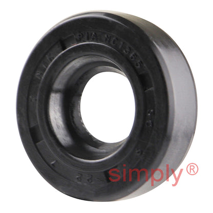 9x22x7mm Nitrile Rubber Single Lip Rotary Shaft Oil Seal with Garter Spring SC / R21
