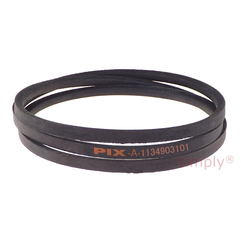 A-1134903101 Lawn and Garden Machinery V-Belt Fits Stiga