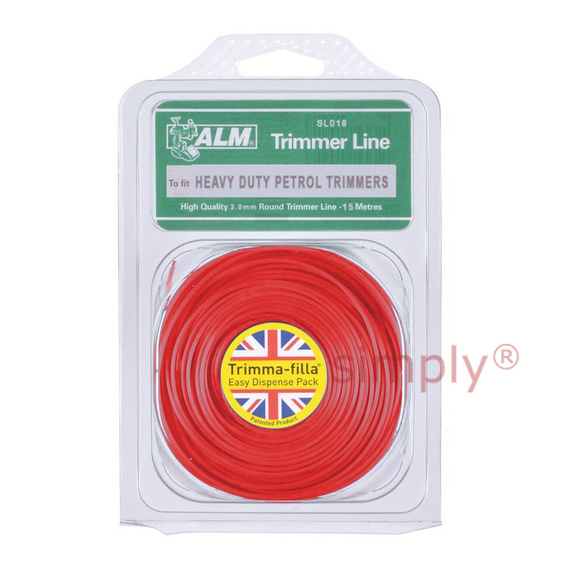 Universal Parts SL018 Round Strimmer Cord/Line 3mm - 15m