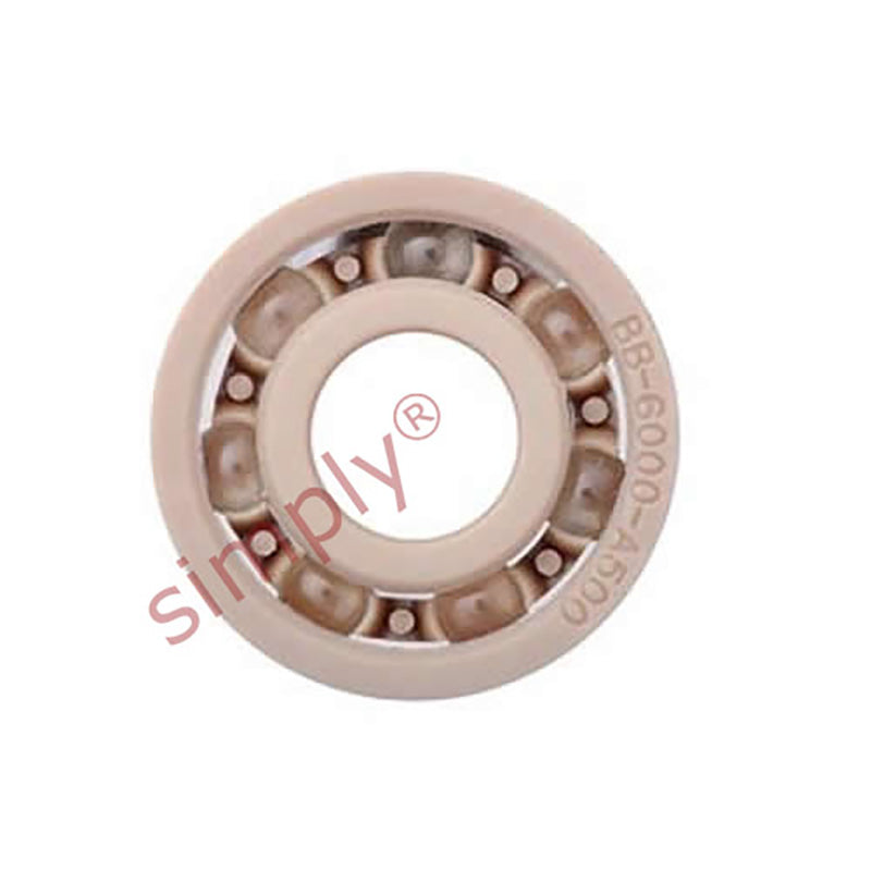 xiros xirodur BB6004A50070GL Open Type Polymer Ball Bearing with PEEK Cage and Glass Balls 20x42x12mm - Allow 2-3 Days