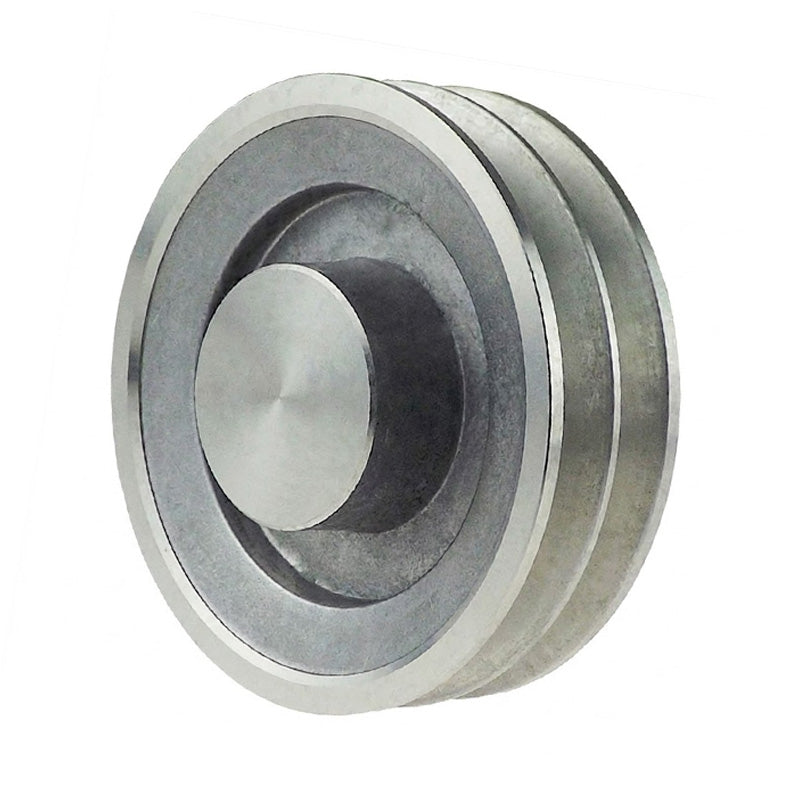 SPA Section Un-Bored Aluminium Pulley with 2 Grooves 80mm Pitch Diameter
