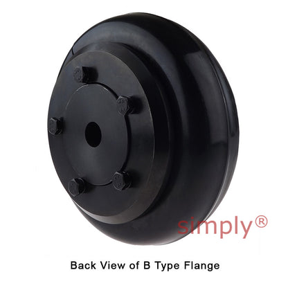 Major Brand F70B/F70B Pilot Bored Tyre Drive Coupling Assembly with Fire Resistant Antistatic (F.R.A.S) Tyre