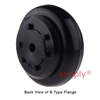 Major Brand F90B/F90B Pilot Bored Tyre Drive Coupling Assembly with Natural Rubber Tyre