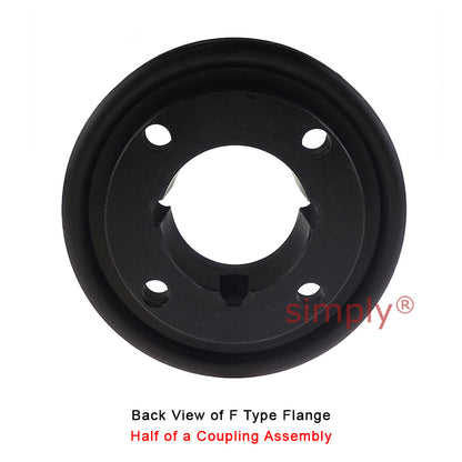 Major Brand F40F-MB Drive Coupling Inner Tapered Locking Bush Type Max Bush Bore 25mm / 1 inch