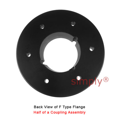 Major Brand F120F-MB Drive Coupling Inner Tapered Locking Bush Type Max Bush Bore 100mm / 4 inch