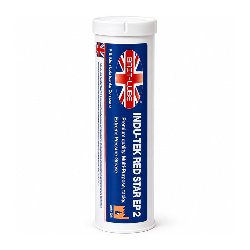 Brit-Lube Indu-Tek Red Star EP 2 12.5kg - Allow 2-3 Days