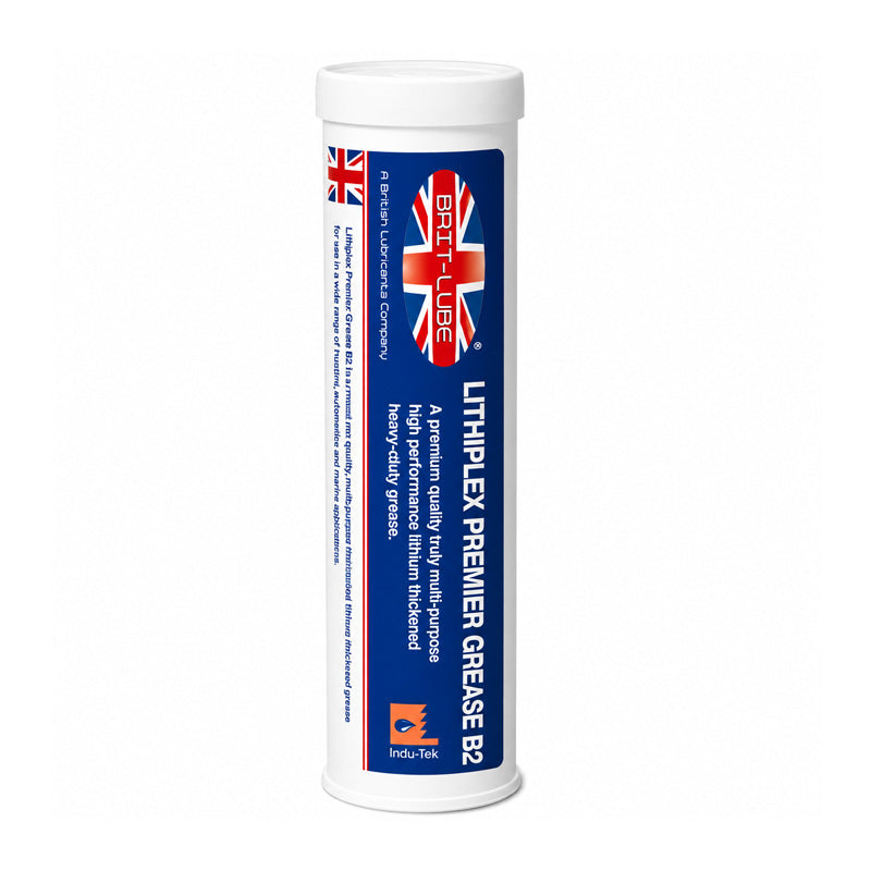 Brit-Lube Indu-Tek Lithplex Premier Grease B2 400g - Allow 2-3 Days