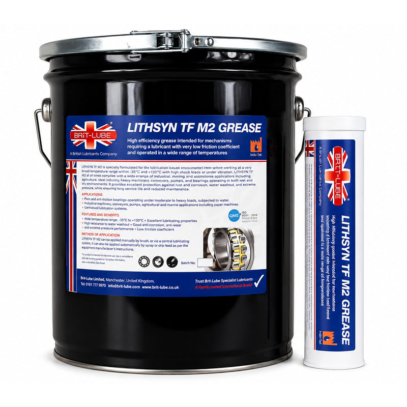 Brit-Lube Indu-Tek Lithsyn TF M2 185kg - Allow 2-3 Days