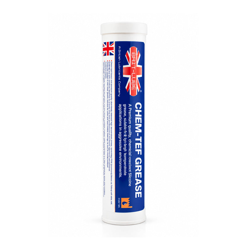 Brit-Lube Chem-Tef Premium Quality Chemically Resistant High Temperature Grease 12.5kg - Allow 2-3 Days