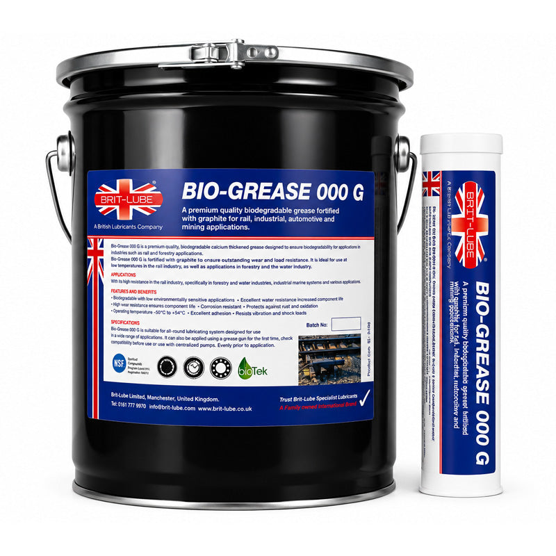 Brit-Lube Bio-Grease 000G 185kg - Allow 2-3 Days