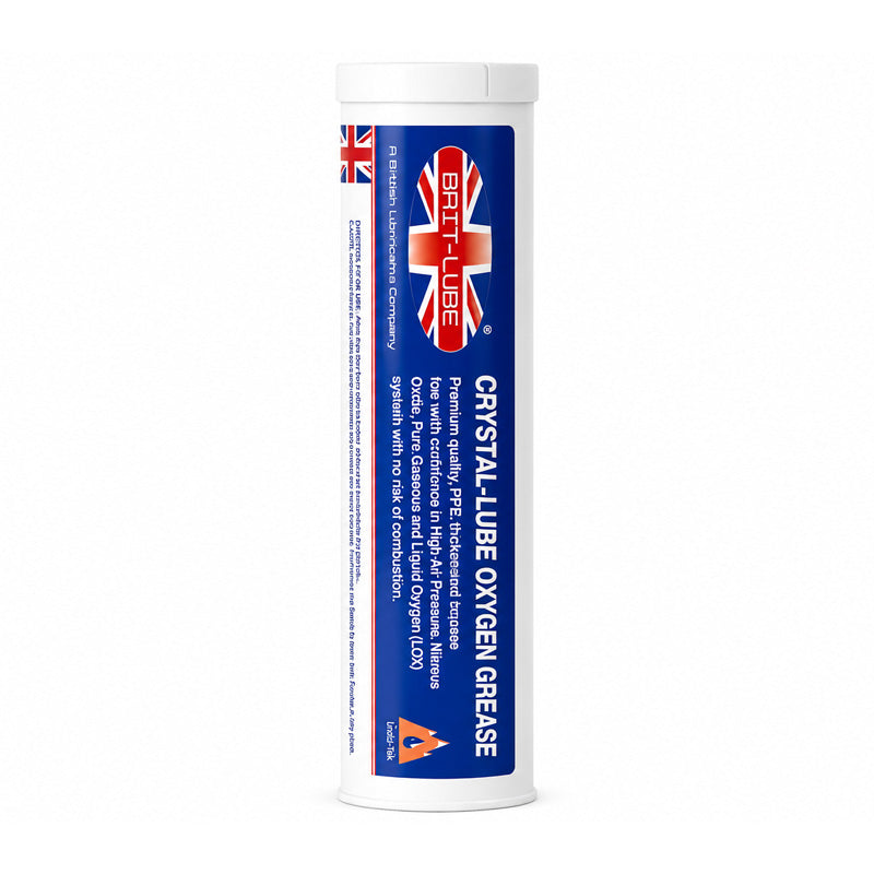 Brit-Lube Crystal Lube PFPE Premium Quality Oxygen Compatible Grease 800g - Allow 2-3 Days