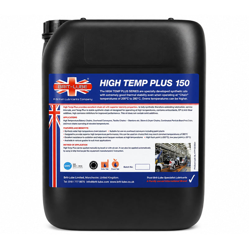Brit-Lube Indu-Tek High Temp Plus Oil 250 1 Litre
