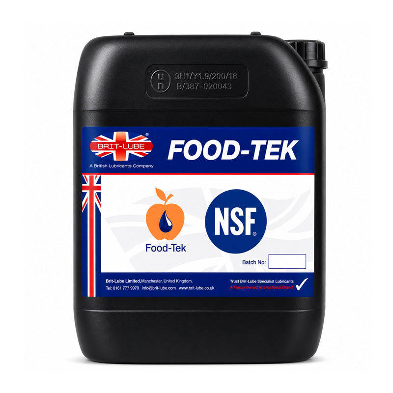 Brit-Lube Food-Tek HD Hydraulic Oil 32 205 Litre - Allow 2-3 Days