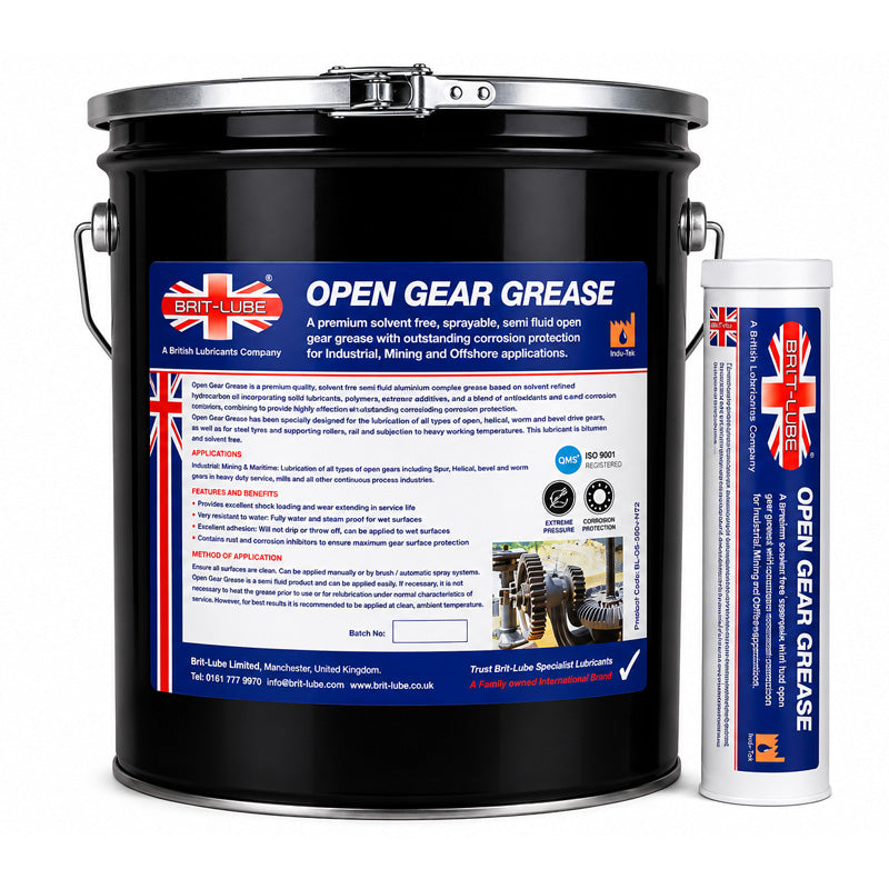 Brit-Lube Open Gear Grease 0 12.5kg - Allow 2-3 Days