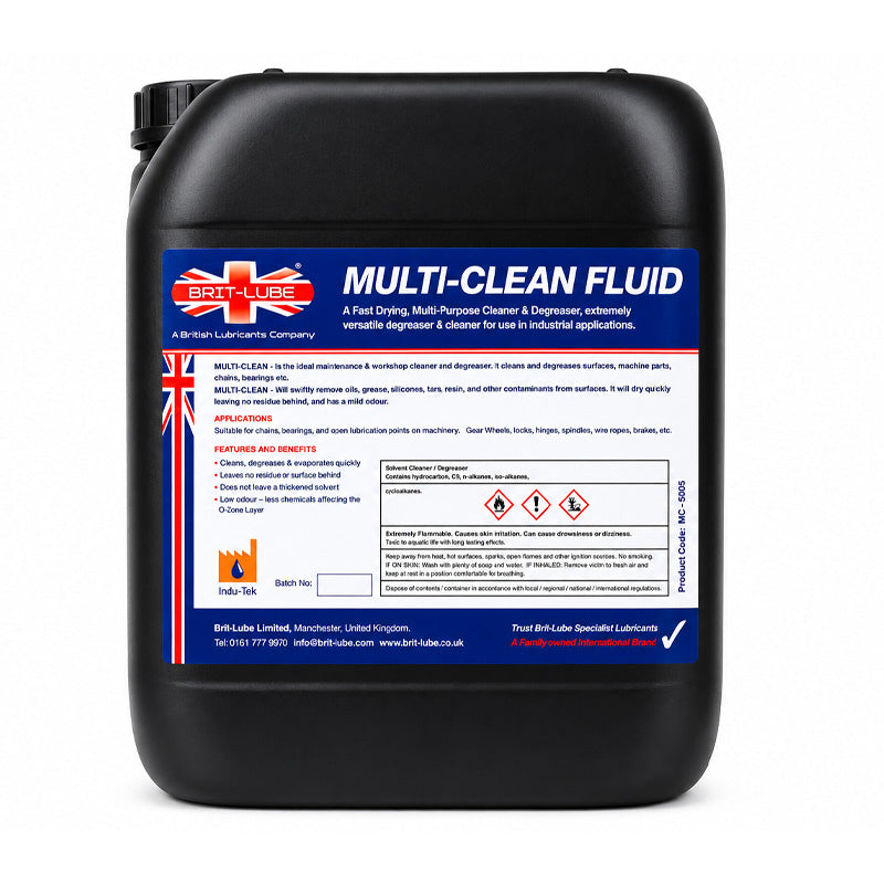 Brit-Lube Multi-Clean Fluid 1 Litre - Allow 2-3 Days