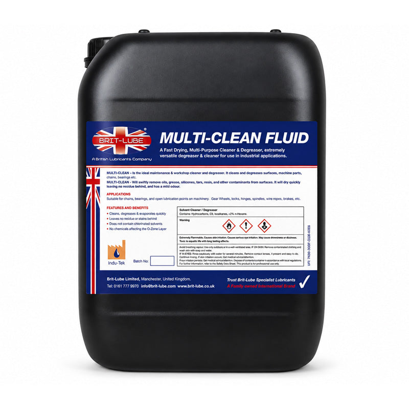 Brit-Lube Multi-Clean Fluid 5 Litre - Allow 2-3 Days