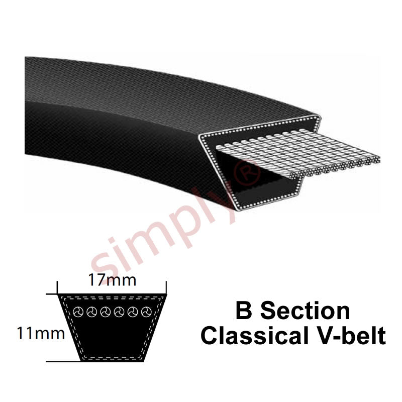 B224 Pix Classical B-Section Muscle V-Belt