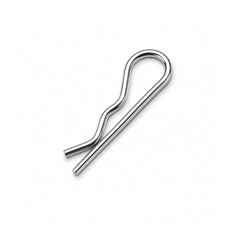 2x33mm Bright Zinc Plated Spring Grip Clip