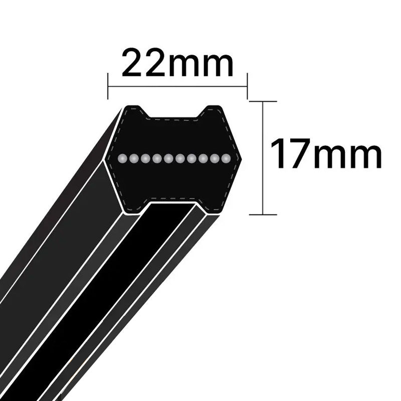 CC180 Pix Hexagon Section Double Sided V-Belt