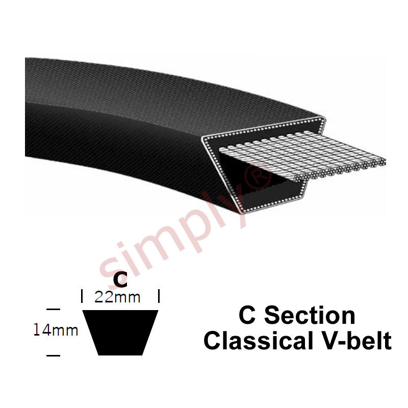 C180 Pix Classical C-Section Muscle V-Belt