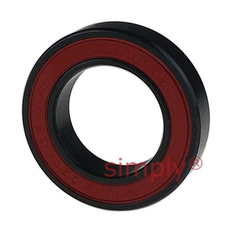 ENDURO CZMR18307LLB Ceramic ZERO Deep Groove Bearing with Low Friction Seals 18x30x7mm