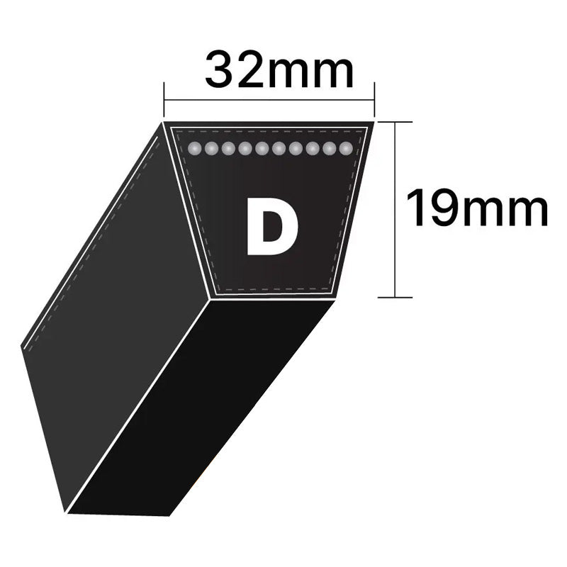 D79 Gates Delta Classic D-Section V-Belt (Uniset Match) - Allow 7-10 Days