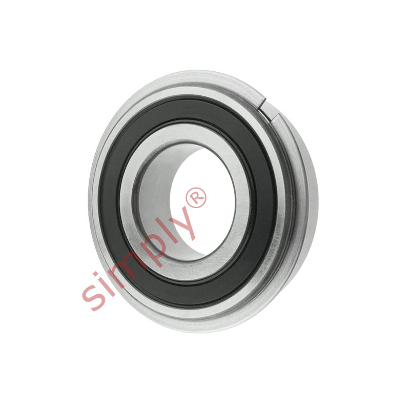 FAG 62122RS1NR/C3 Rubber Sealed Snap Ring Deep Groove Ball Bearing 60x110x22mm 