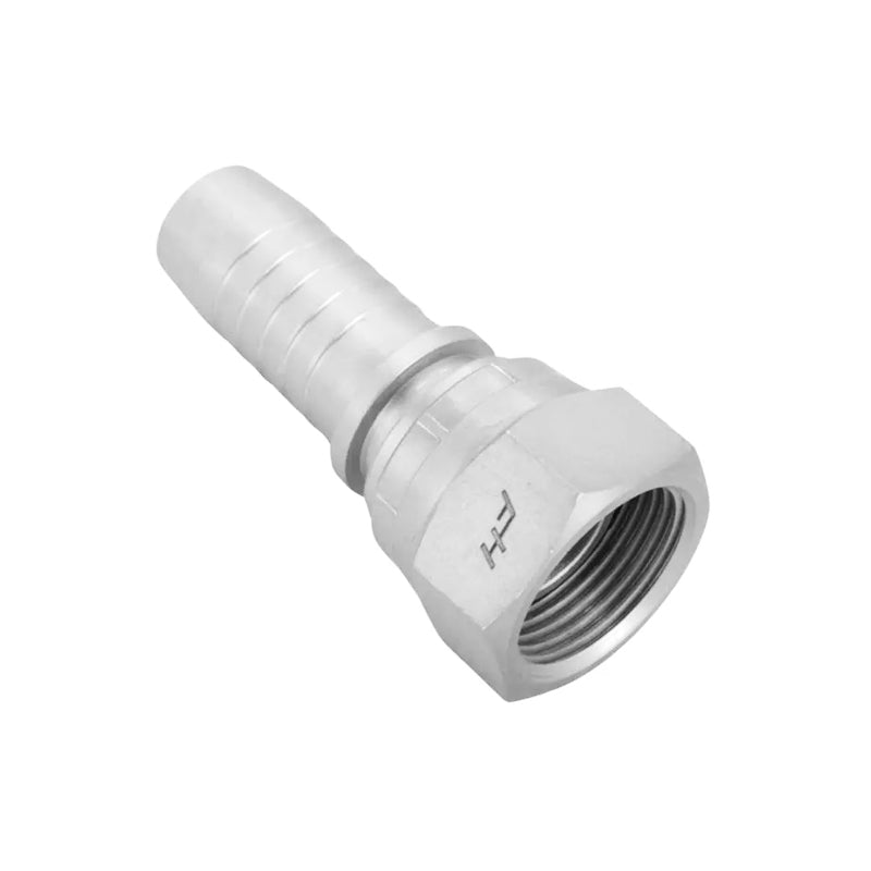 FLEXEQUIP/VOSS 1-1/4 inch BSP Female Two Piece Hose Fitting with O-Ring and 27mm Crimp Nut - Allow 2-3 Days