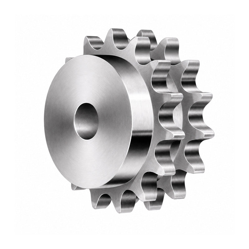 Drive-Flex 14 Tooth 06B Pilot Bore Double Simplex Sprocket for 3/8 inch Pitch Chain - Allow 2-3 Days