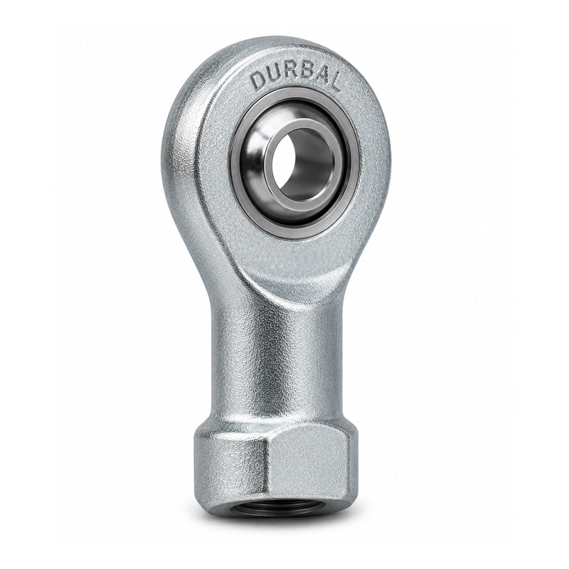 Durbal DPHS08 Maintenance Required Right Hand Metric Steel Female Rod End M8 Thread