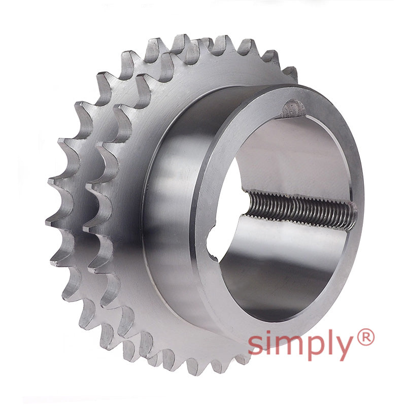 57 Tooth 12B Duplex Sprocket Tapered Locking Bush Type for 3/4 inch Pitch Chain (Bush not Incl.)